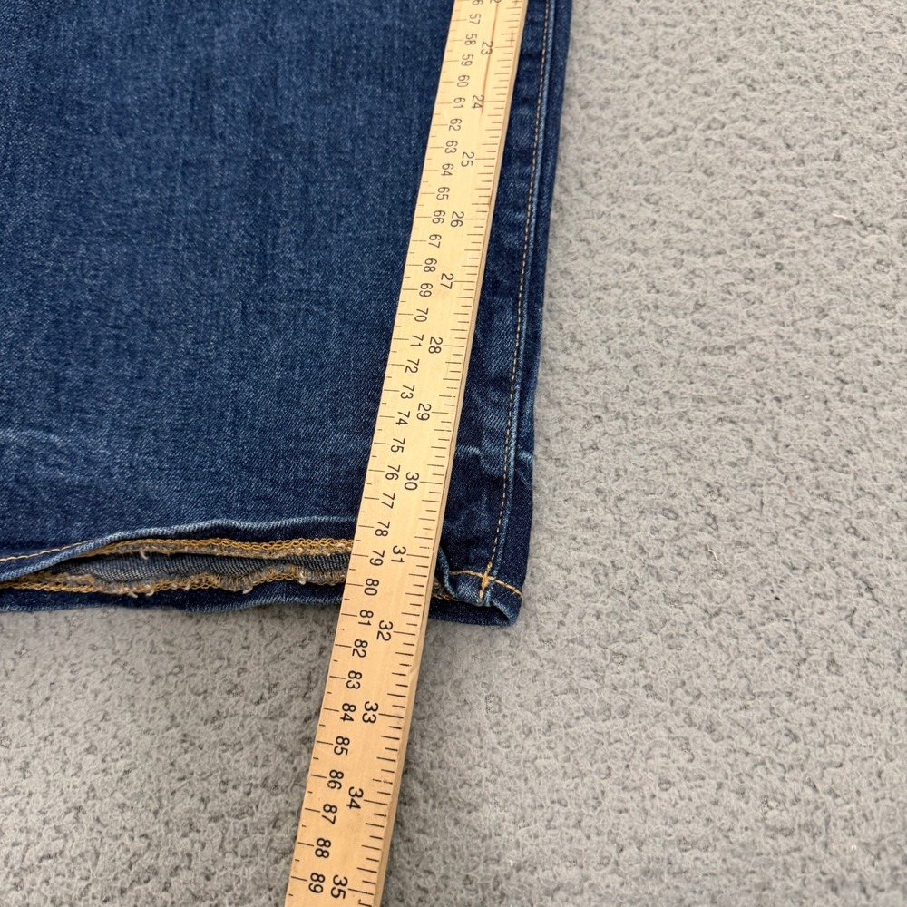 Old Navy OG Loose High Rise Straight Leg Blue Jeans Womens 16 Tall Medium Wash - Picture 9 of 12